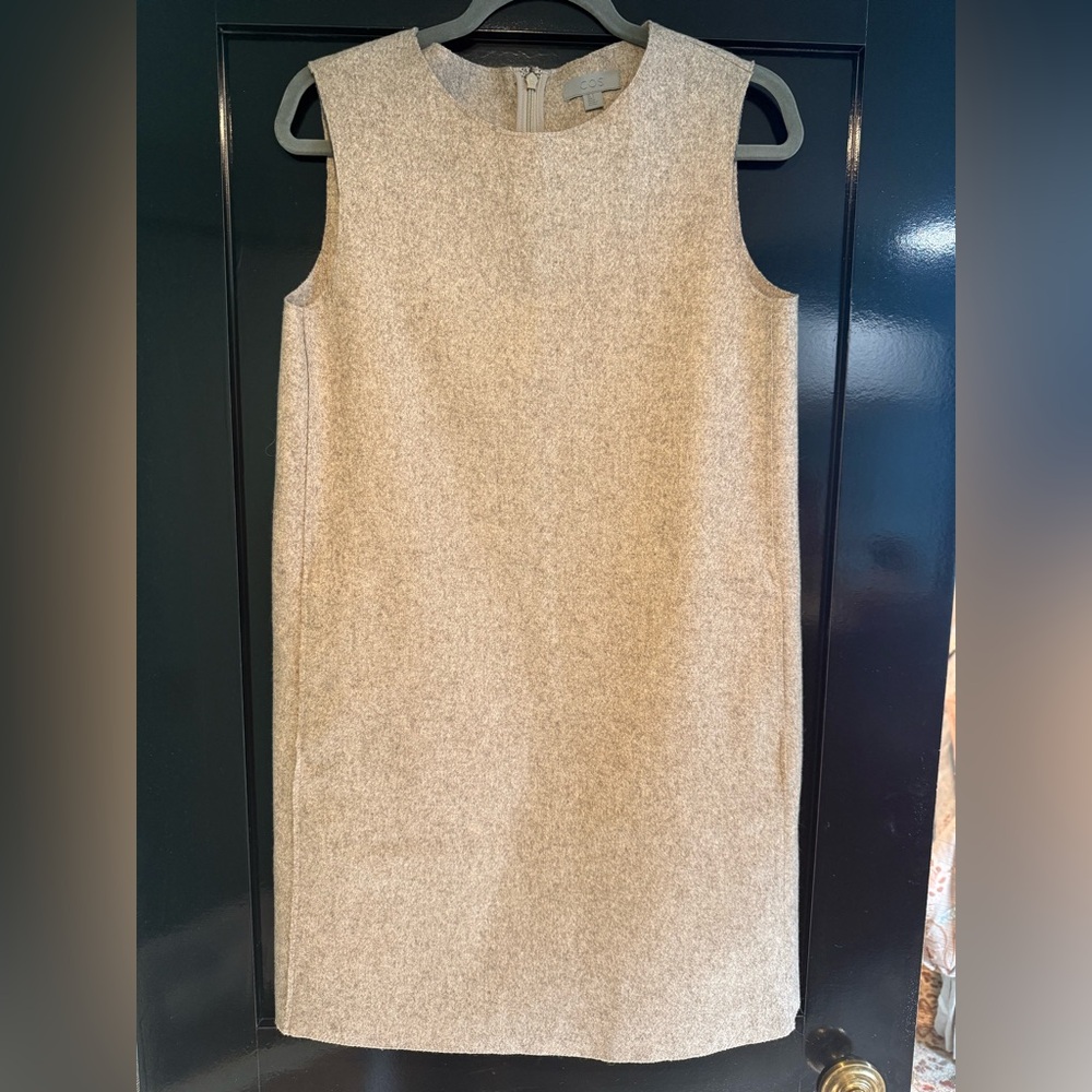 COS wool shift dress